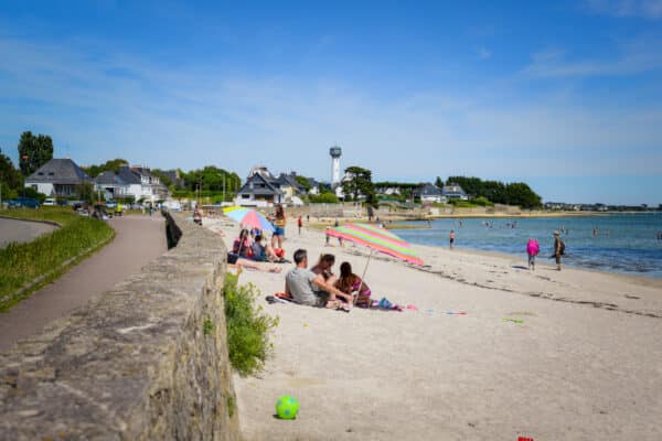 Plage de la côte rouge