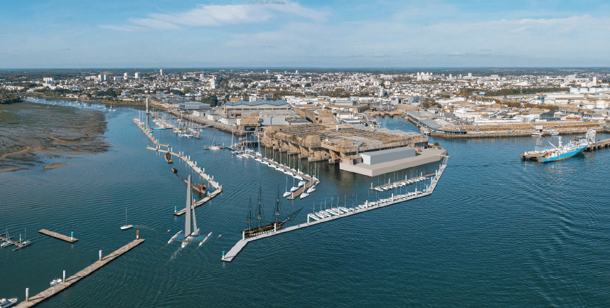 Projet d'extension du port de Lorient La Base
